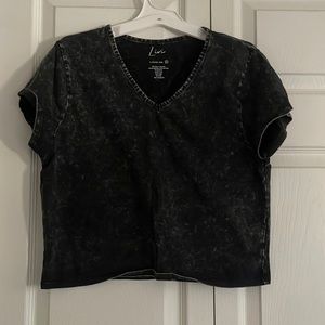Black faded shirt